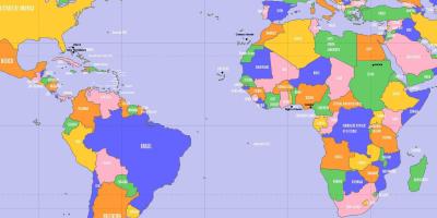Cape Verde placering på verdenskortet